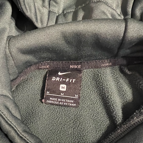 Nike Dri-Fit Dark Green Hoodie - Picture 3 of 4